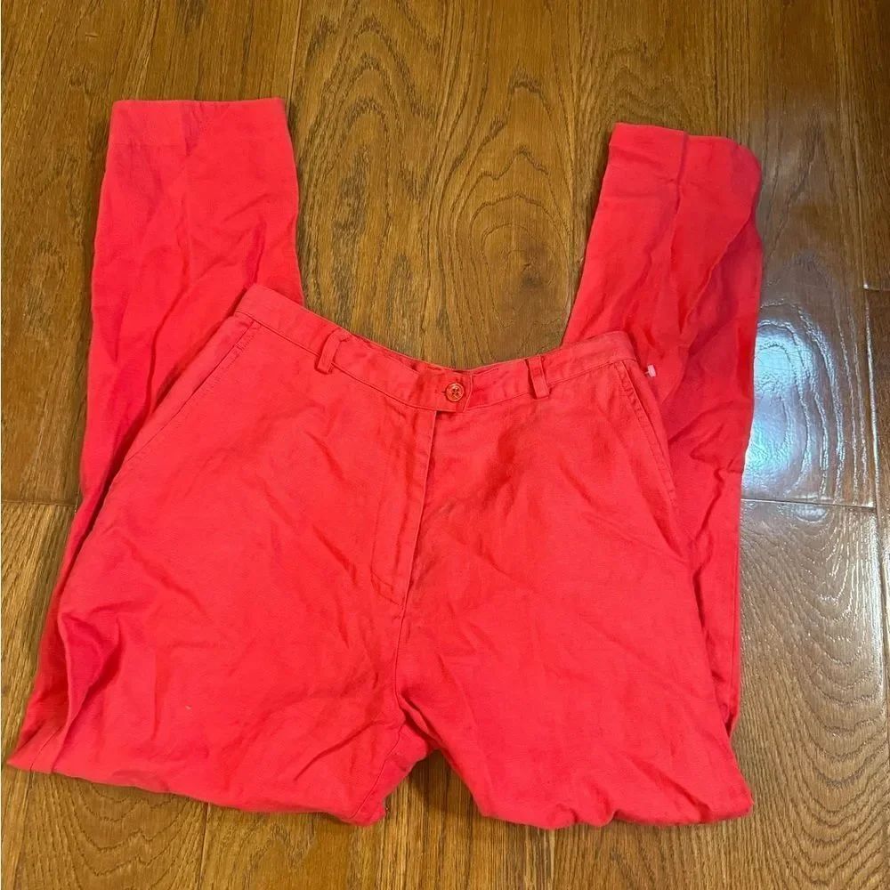 Newport News high rise  Red Casual Pants size 10 petite